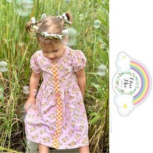 Olive Mae | Boutique Short Sleeve Floral Dress | Size 3T